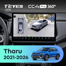 Штатная магнитола Teyes CC4 Pro 360 8/128 Volkswagen Tharu (2021-2026) (13")