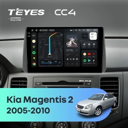 Штатная магнитола Teyes CC4 8/128 Kia Magentis 2 (2005-2010)