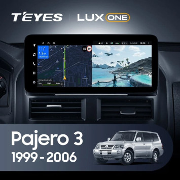 Штатная магнитола Teyes LUX ONE 360 6/128 Mitsubishi Pajero 3 V70 V60 (1999-2006) F1