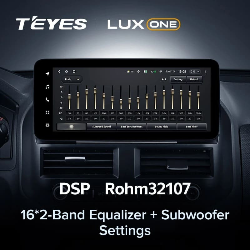 Штатная магнитола Teyes LUX ONE 360 6/128 Mitsubishi Pajero 3 V70 V60 (1999-2006) F1