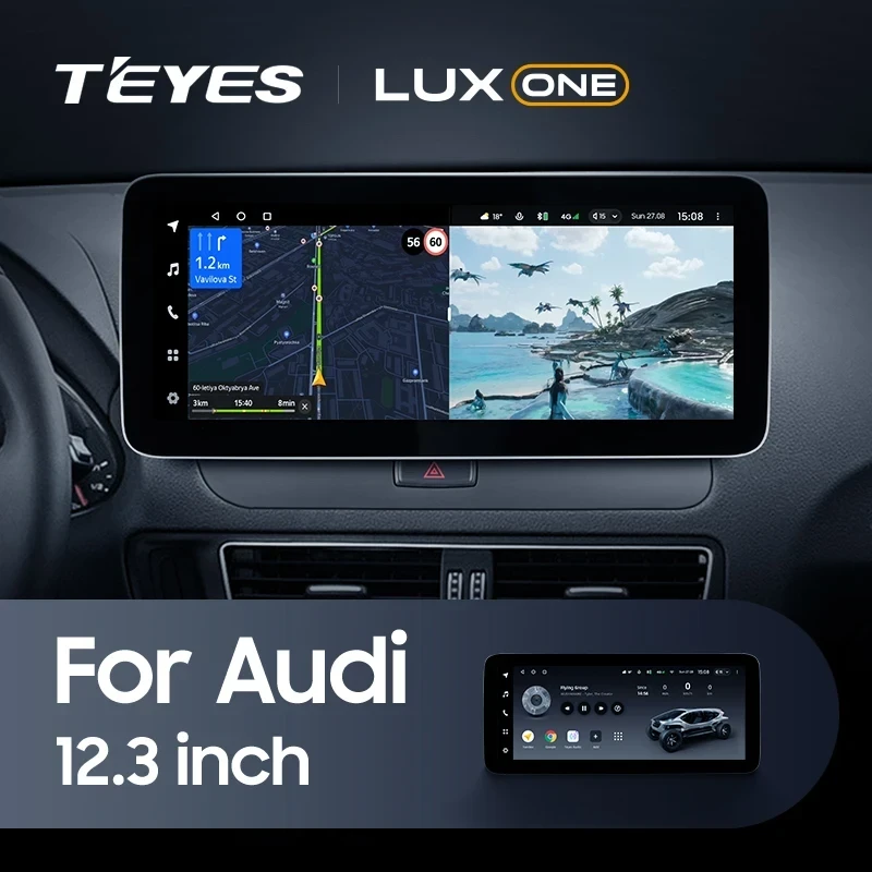 Штатная магнитола Teyes LUX ONE 6/128 Audi Q5 8R (2008-2017) Тип-B