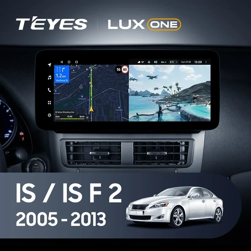 Штатная магнитола Teyes LUX ONE 4/64 Lexus IS F 200D 220D 250 250C 300 350 350C 2 XE20 (2005-2013)