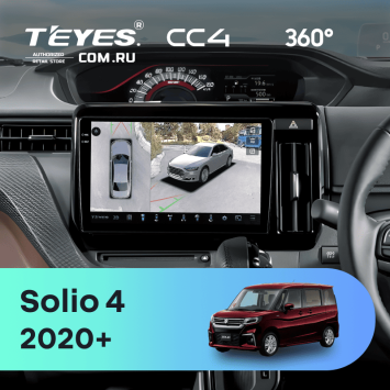 Штатная магнитола Teyes CC4 360 6/64 Suzuki Solio 4 (2020-2026)