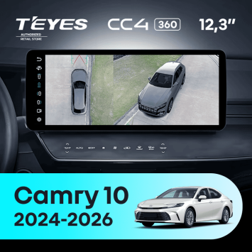 Штатная магнитола Teyes CC4 12.3" 360 6/64 Toyota Camry 10 XV80 (2024-2026)