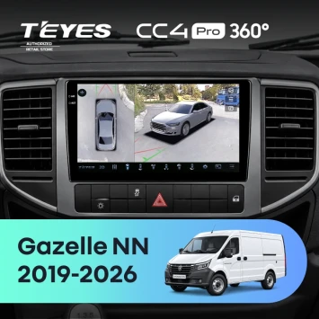 Штатная магнитола Teyes CC4 Pro 360 8/128 GAZ Gazelle NN (2019-2026)