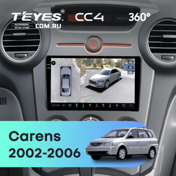 Штатная магнитола Teyes CC4 360 8/128 Kia Carens 1 (2002-2006)