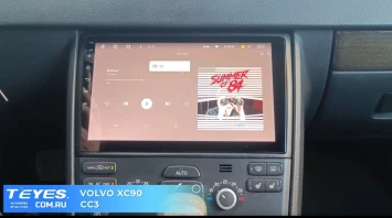 Штатная магнитола Teyes CC3 2K 4/64 Volvo XC90 (2007-2014) F2 (комплект для установки нижней части)
