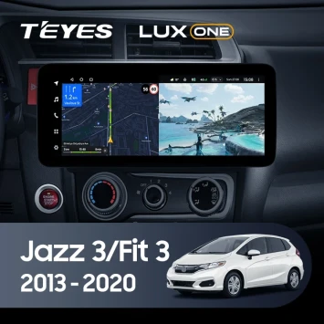 Штатная магнитола Teyes LUX ONE 6/128 Honda Fit 3 GP GK (2013-2020)