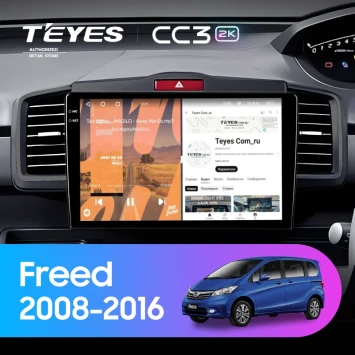 Штатная магнитола Teyes CC3 2K 6/128 Honda Freed 1 (2008-2016) F2 Правый руль