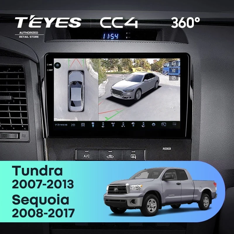 Штатная магнитола Teyes CC4 360 6/64 Toyota Sequoia XK60 (2008-2017)