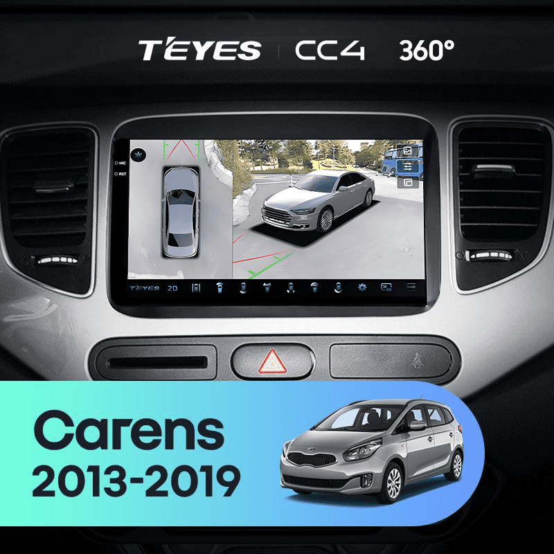 Штатная магнитола Teyes CC4 360 8/128 Kia Carens RP 3 (2013-2019)