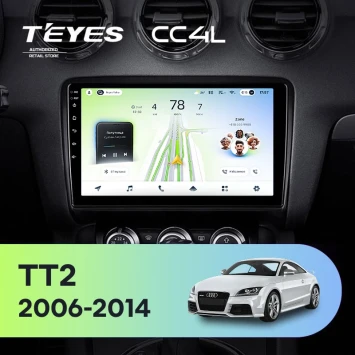 Штатная магнитола Teyes CC4L 6/64 с DTS Audi TT 2 (2006-2014)