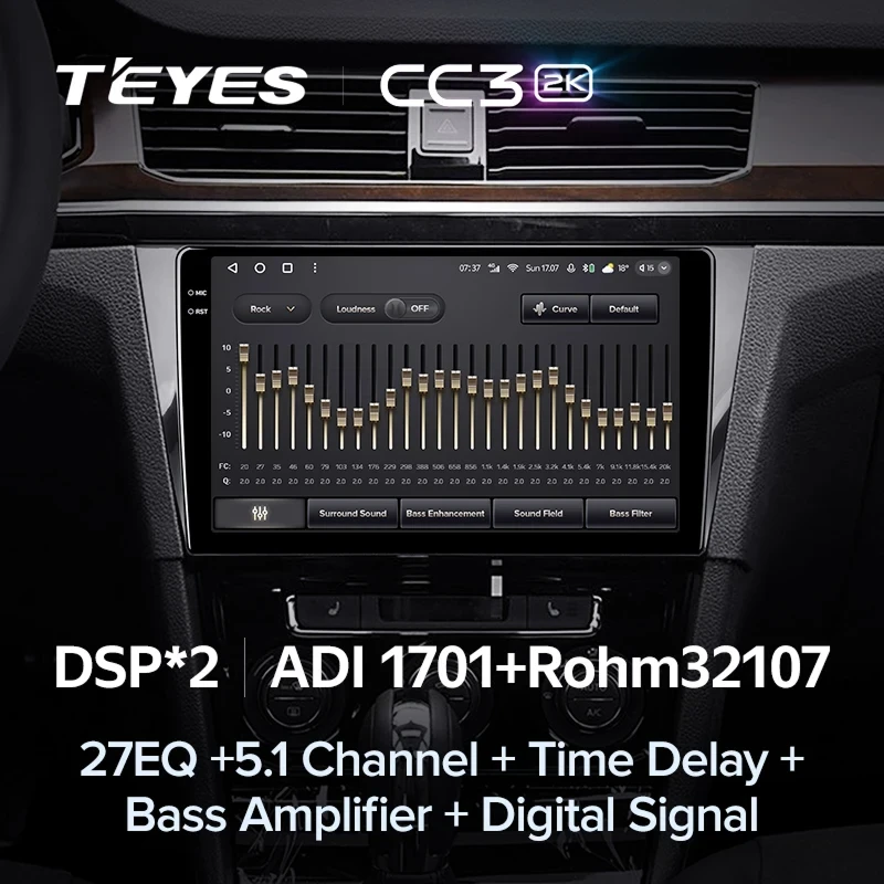 Штатная магнитола Teyes CC3 2K 4/32 Volkswagen Bora 4 (2016-2022) F1
