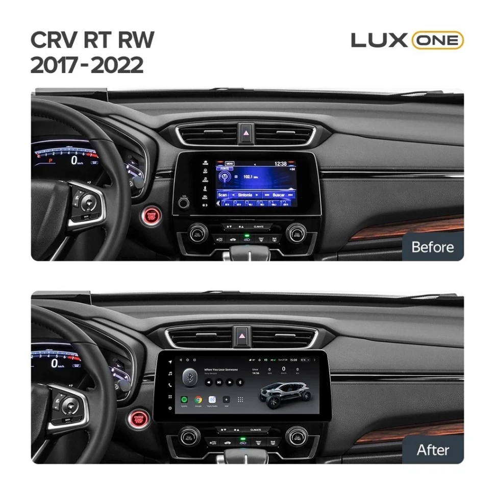Переходная рамка Honda CR-V 5 RT RW (2017-2022) (12,3")
