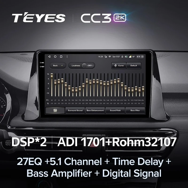 Штатная магнитола Teyes CC3 2K 6/128 Kia Seltos SP2 (2019-2023)