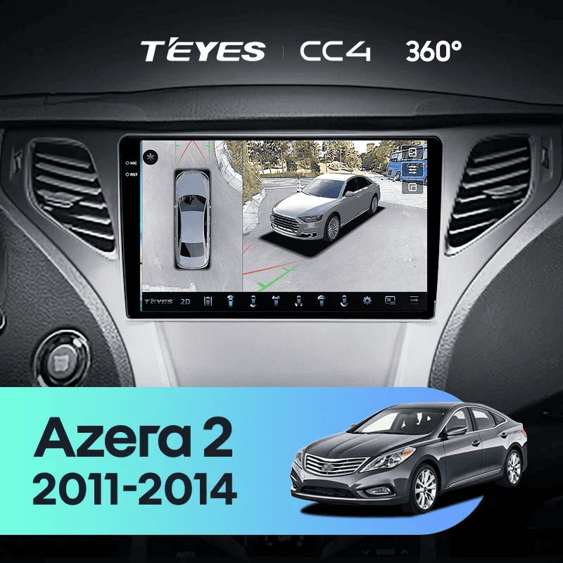Штатная магнитола Teyes CC4 360 8/128 Hyundai Azera 2 (2011-2014) F1