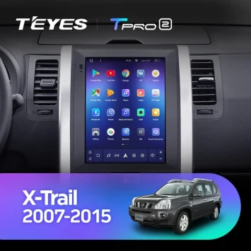 Штатная магнитола Tesla style Teyes TPRO 2 3/32 Nissan X-Trail (2007-2015) F1