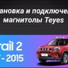 Штатная магнитола Tesla style Teyes TPRO 2 3/32 Nissan X-Trail (2007-2015) F1