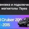 Штатная магнитола Teyes CC3 2K 360 6/128 Toyota Land Cruiser 11 200 (2007-2015) F2 Тип-C
