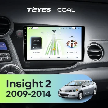 Штатная магнитола Teyes CC4L 6/64 с DTS Honda Insight 2 LHD (2009-2014)