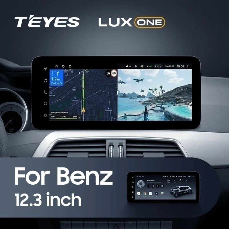 Штатная магнитола Teyes LUX ONE 6/128 Mercedes-Benz GLK-Class X204 (NTG 4.0) (2008-2012)