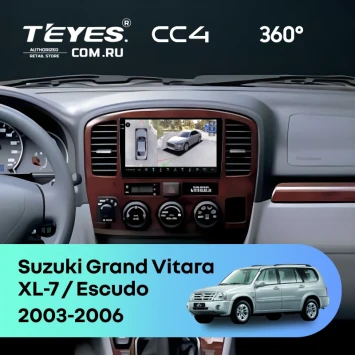 Штатная магнитола Teyes CC4 360 8/128 Suzuki Escudo (2003-2006)