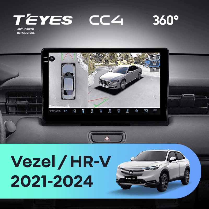 Штатная магнитола Teyes CC4 360 8/128 Honda HR-V RV RZ (2021-2024)