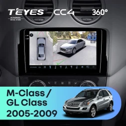 Штатная магнитола Teyes CC4 360 6/64 Mercedes-Benz ML-Class (2005-2009) F1