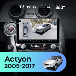 Штатная магнитола Teyes CC4 360 8/128 SsangYong Actyon Sports (2005-2017)