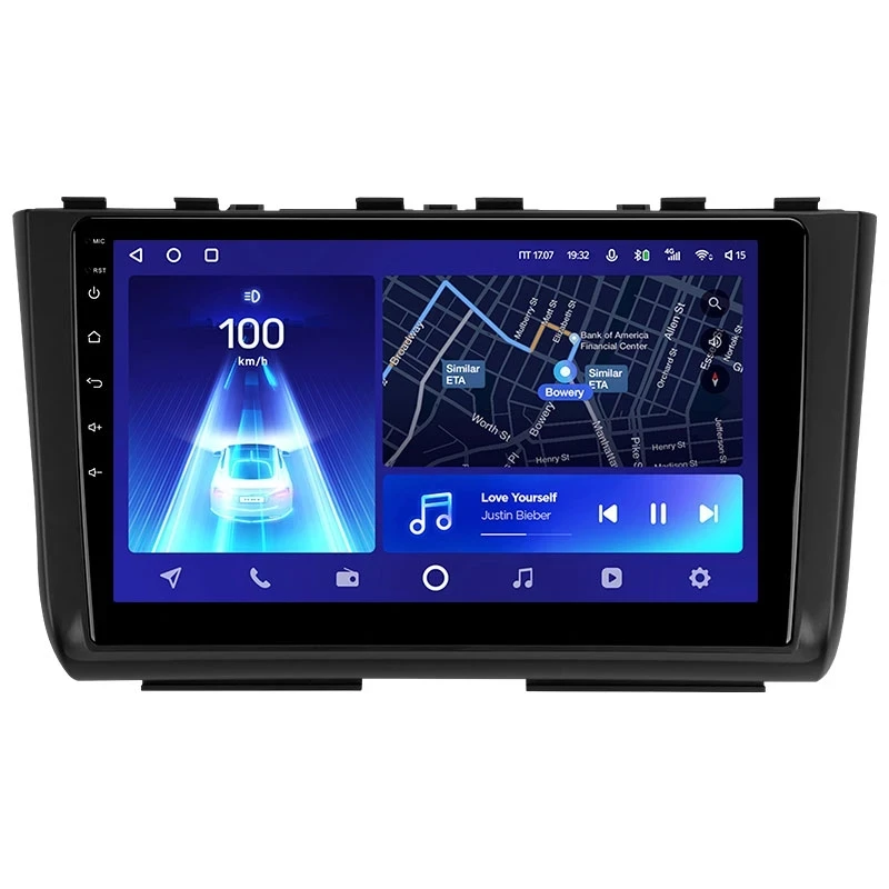 Переходная рамка Hyundai Creta 2 IX25 (2021-2022) F1 (матовая) (10")