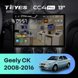 Штатная магнитола Teyes CC4 Pro 12/256 Geely CK (2008-2016) (13")