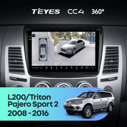 Штатная магнитола Teyes CC4 360 6/64 Mitsubishi L200 (2008-2016)
