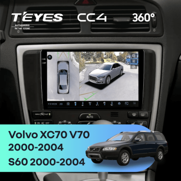 Штатная магнитола Teyes CC4 360 8/128 Volvo XC70 V70 (2000-2004)