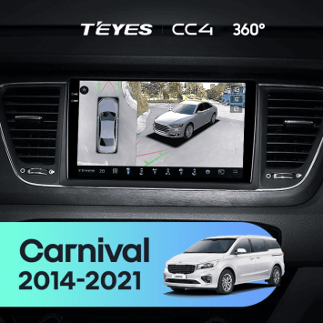 Штатная магнитола Teyes CC4 360 8/128 Kia Carnival 3 YP (2014-2021) F2 Тип-B