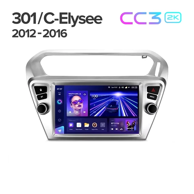 Штатная магнитола Teyes CC3 2K 4/64 Citroen C-Elysee (2012-2016) F1