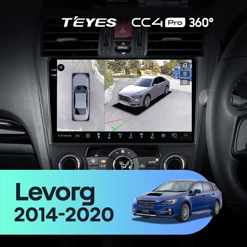 Штатная магнитола Teyes CC4 Pro 360 12/256 Subaru Levorg (2014-2020) F2