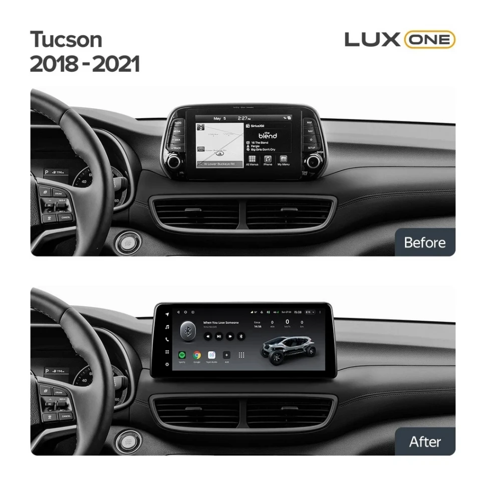 Переходная рамка Hyundai Tucson (2018-2021) (12,3")