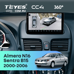 Штатная магнитола Teyes CC4 360 8/128 Nissan Sentra B15 (2000-2006)