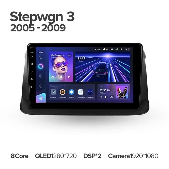 Штатная магнитола Teyes CC3L 4/32 Honda Stepwgn 3 (2005-2009) Правый руль