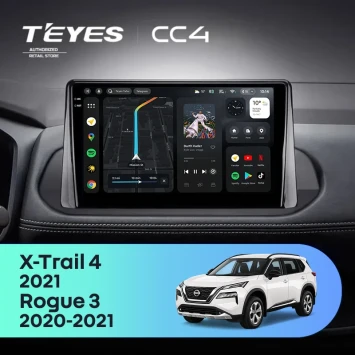 Штатная магнитола Teyes CC4 8/128 Nissan X-Trail 4 T33 2021 (0din)