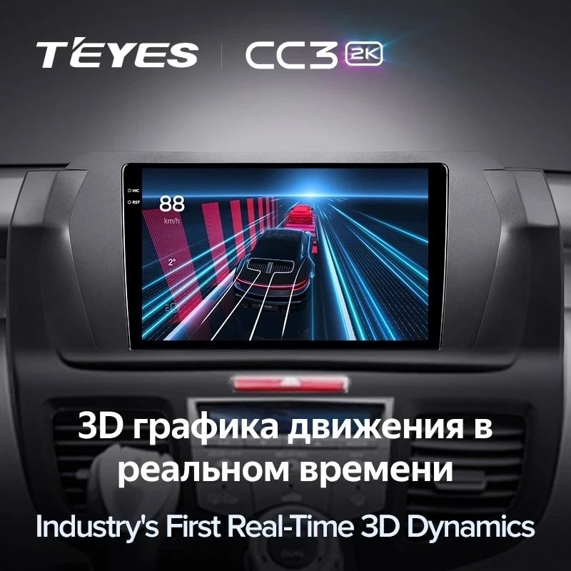 Штатная магнитола Teyes CC3 2K 4/64 Honda Odyssey 3 RL3 RL4 (2003-2008)