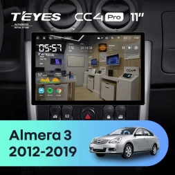Штатная магнитола Teyes CC4 Pro 8/128 Nissan Almera 3 G15 (2012-2019) F2 (11")