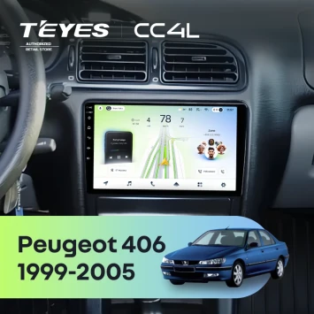 Штатная магнитола Teyes CC4L 6/64 с DTS Peugeot 406 (1999-2005)