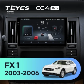 Штатная магнитола Teyes CC4 Pro 12/256 Infiniti FX 1 (S50) (2003-2006)