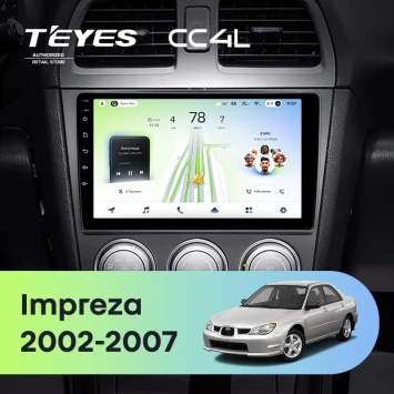 Штатная магнитола Teyes CC4L 6/64 с DTS Subaru Impreza GD GG (2002-2007)
