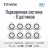 Передние и задние парктроники Teyes R2 для CC4 Pro / CC4 / CC4L / CC3 2K / CC3 / CC3L / CC2 Plus / SPRO Plus / TPRO2 / LUX ONE (Белые) 8-датчиков
