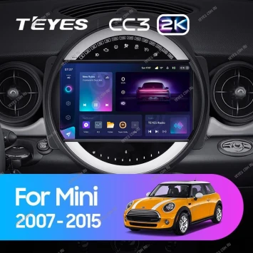 Штатная магнитола Teyes CC3 2K 4/32 Mini Cooper (2007-2015) F1