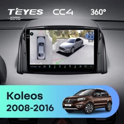 Штатная магнитола Teyes CC4 360 6/64 Renault Koleos (2008-2016)