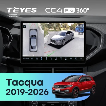 Штатная магнитола Teyes CC4 Pro 360 8/128 Volkswagen Tacqua (2019-2026) (11")