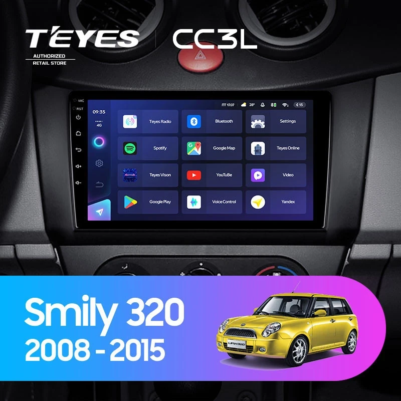 Штатная магнитола Teyes CC3L 4/32 Lifan Smily 320 (2008-2015)